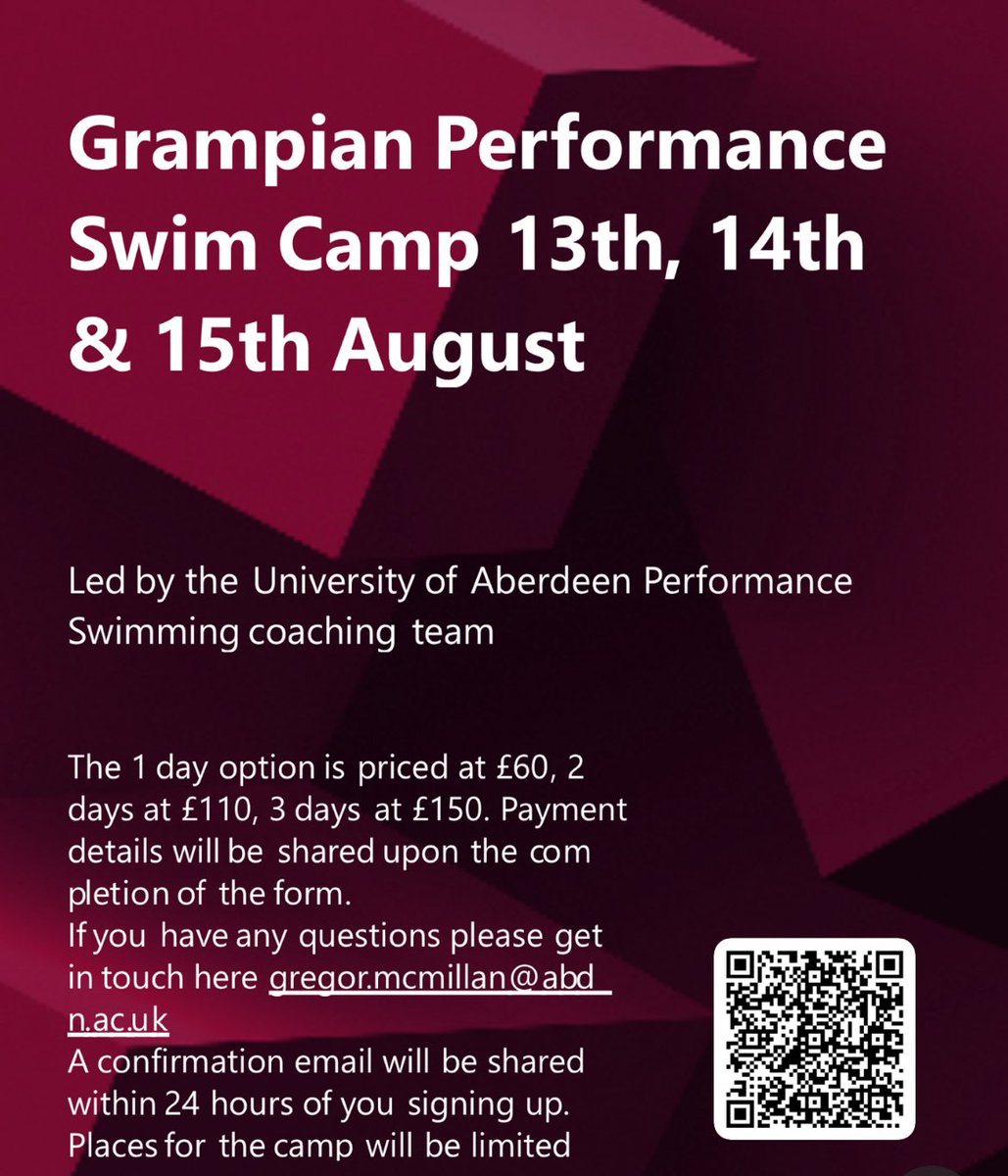 Regional swim camp running ahead of next season. Sign up opens, Monday 14th