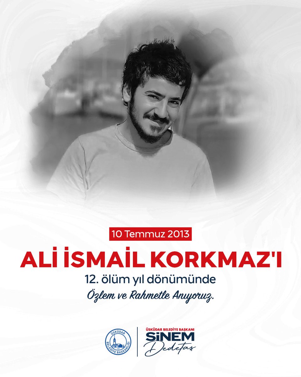 Henüz 19 yaşındaydı. Hayalinde daha adil, daha özgür bir dünya vardı. Ali İsmail’in düşleri, bu ülkenin vicdanında yaşamaya devam ediyor.

Ali İsmail Korkmaz’ı, aramızdan ayrılışının 12. yılında rahmetle anıyorum.