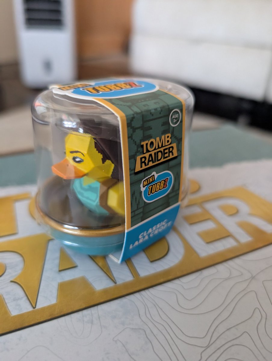 rainbow_geisha's tweet image. On the plus side. How adorable is this mini Lara Croft rubber duck.