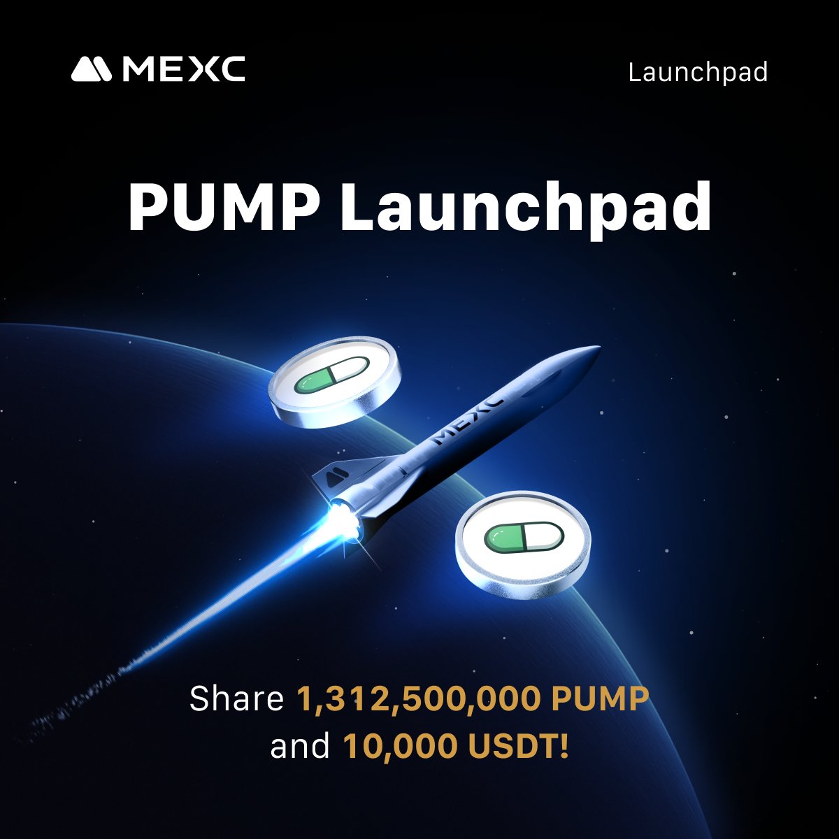 🔥 $PUMP LAUNCHPAD is Live! <a href="/pumpdotfun/">pump.fun</a>
🎁 1,312,500,000 PUMP+10,000USDT 

🚀 Invite friends, earn up to 400 USDT in Futures Bonus!
🎉MEXC Oceania Exclusive - 100 USDT for 10 lucky users who joined $PUMP LAUNCHPAD (need to join with the following link)

🔗Join Launchpad: