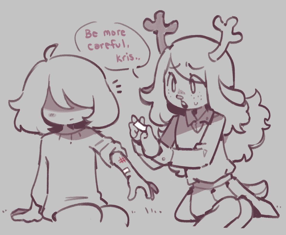 iamfixated's tweet image. so like..... them
#deltarune