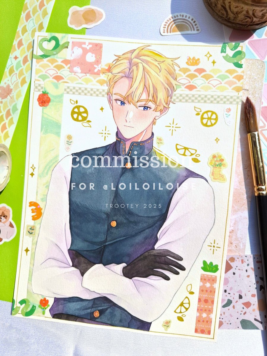 commission!!! thank u so muchh 🥹🙏🏻

#commissionart #watercolor