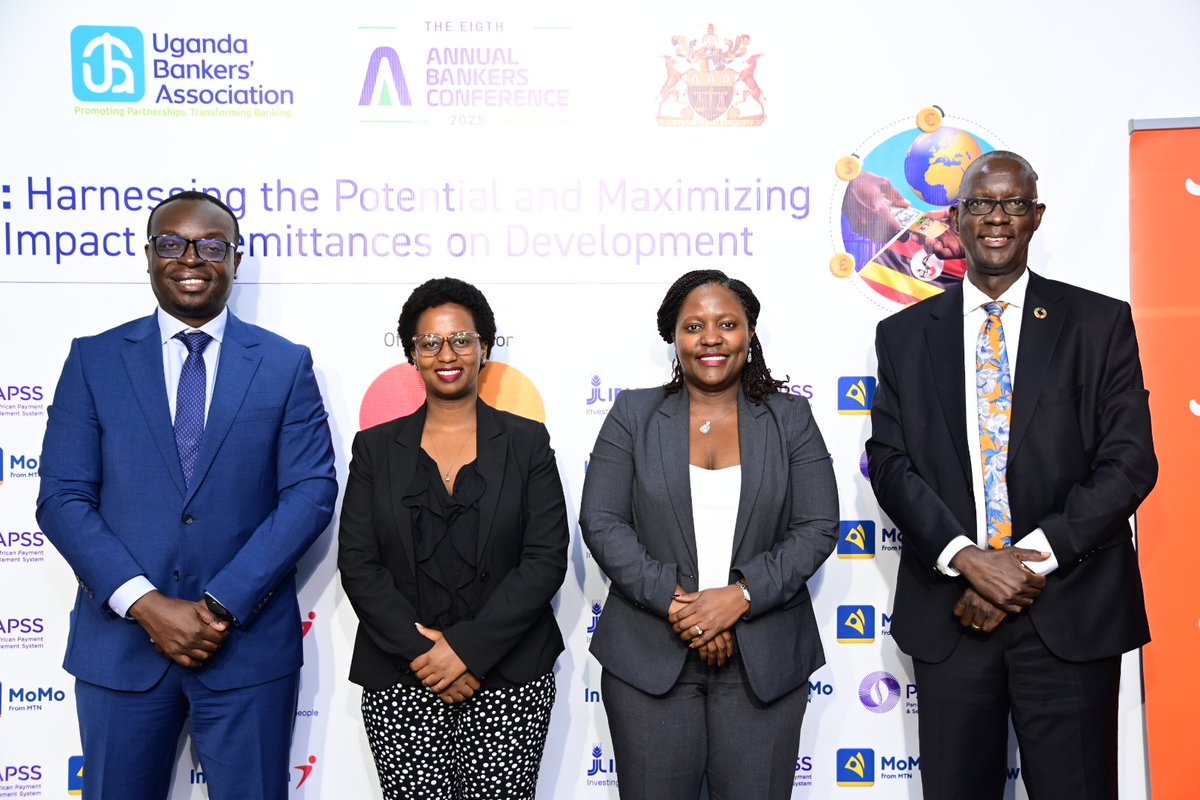This morning in collaboration with the <a href="/BOU_Official/">Bank of Uganda</a>, <a href="/IFAD/">International Fund for Agricultural Development</a>, and title sponsor <a href="/Mastercard/">Mastercard</a>, We held a press briefing ahead of the 8th Annual Bankers Conference, set for July 29, 2025, at the Kampala Serena Hotel.

This year’s conference, a flagship event on Uganda’s financial