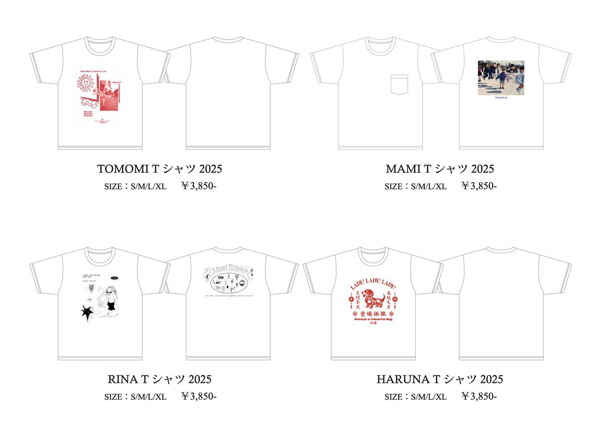 scandal_band's tweet image. 【GOODS】
毎年大好評のメンバーデザインTシャツ 2025発売決定!
7/11(金)20:00 販売スタート!🛒
▽ONLINE STORE
rooftoponlinestore.com/shopbrand/ct10…