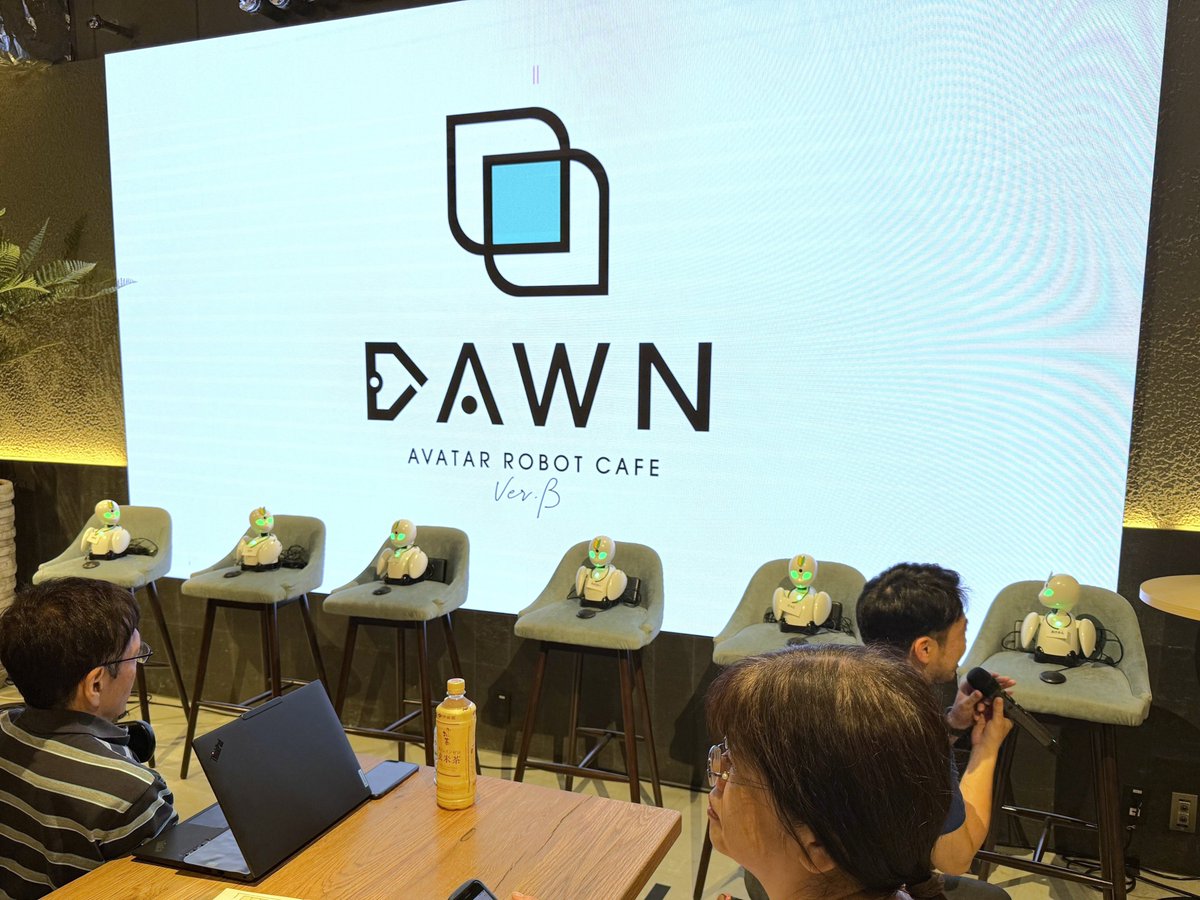 OryLaboratory's tweet image. 7/10にバイオジェン・ジャパンさん主催、日本ALS協会さん協力のもと、分身ロボットカフェDAWNにてALSイベント「OriHime体験~新たな自分に出会う~」が開催されました✨…