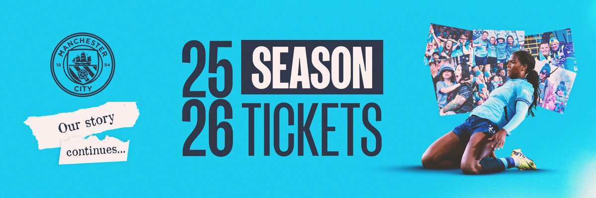 💳 Paying by Direct Debit?
Your 2025/26 Women's Season Ticket will be automatically renewed on 17th July – no action needed! 🙌

Get all the details 👉 mancity.com/help/sections/…
