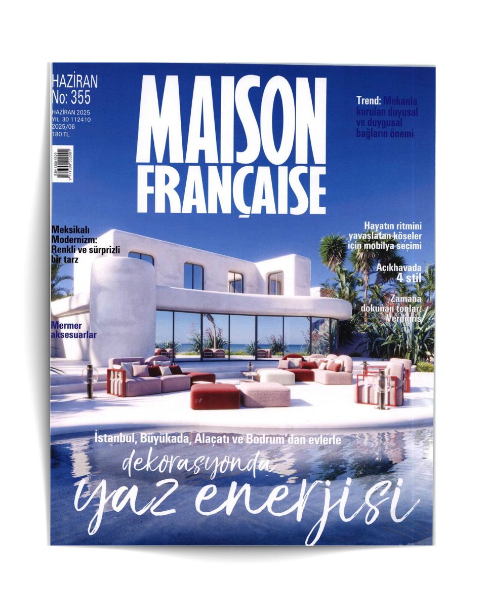 xl_arch's tweet photo. XL Architecture+Engineering Maison Française dergisinin Haziran sayısında!

 XL Architecture+Engineering is now featured in Maison Française June issue!

#XLArchEng #mimarlık #architecture #design #maisonfrançaise #designlovers #interview #architecturaldesign #mimari #interview https://t.co/y4Paxy8SG0