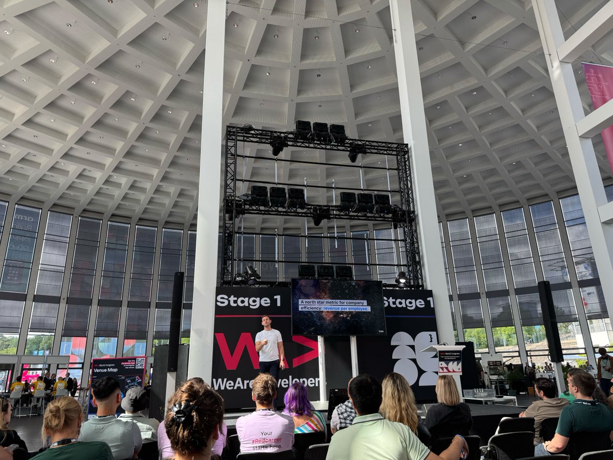 PretiusSoftware's tweet image. We’re at @WeAreDevs! Amelia Koper and Bartosz Zacharuk are currently in Berlin, on the hunt for the best talks and insights from the event. And if you’re also attending the conference – don’t be shy! Say hi to Amelia or Bartek if you spot them around. 👋 

#WWC25 #WeAreDevs
