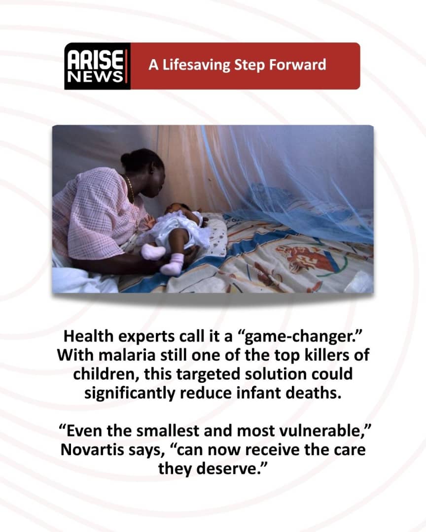 ARISEtv's tweet photo. A major leap for paediatric care in Africa: after decades of improvised dosing, a tailored malaria drug for newborns has arrived. Backed by clinical research and global health partners, the continent is set to close one of its most dangerous treatment gaps.
#MalariaBreakthrough #ChildHealth #AfricaNews #CoartemBaby