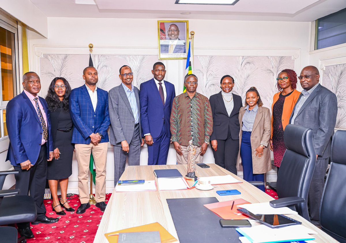 Amref Health Africa in Kenya (@amref_kenya) on Twitter photo This morning, we held a high-level engagement with the Principal Secretary State Department for Medical Services @MOHMediService Dr. Ouma Oluga - <a href="/fnoluga/">Dr. Ouma Oluga, OGW</a>, to reaffirm our shared commitment to accelerating Universal Health Coverage. The meeting served as a platform to update the This morning, we held a high-level engagement with the Principal Secretary State Department for Medical Services @MOHMediService Dr. Ouma Oluga - <a href="/fnoluga/">Dr. Ouma Oluga, OGW</a>, to reaffirm our shared commitment to accelerating Universal Health Coverage. The meeting served as a platform to update the