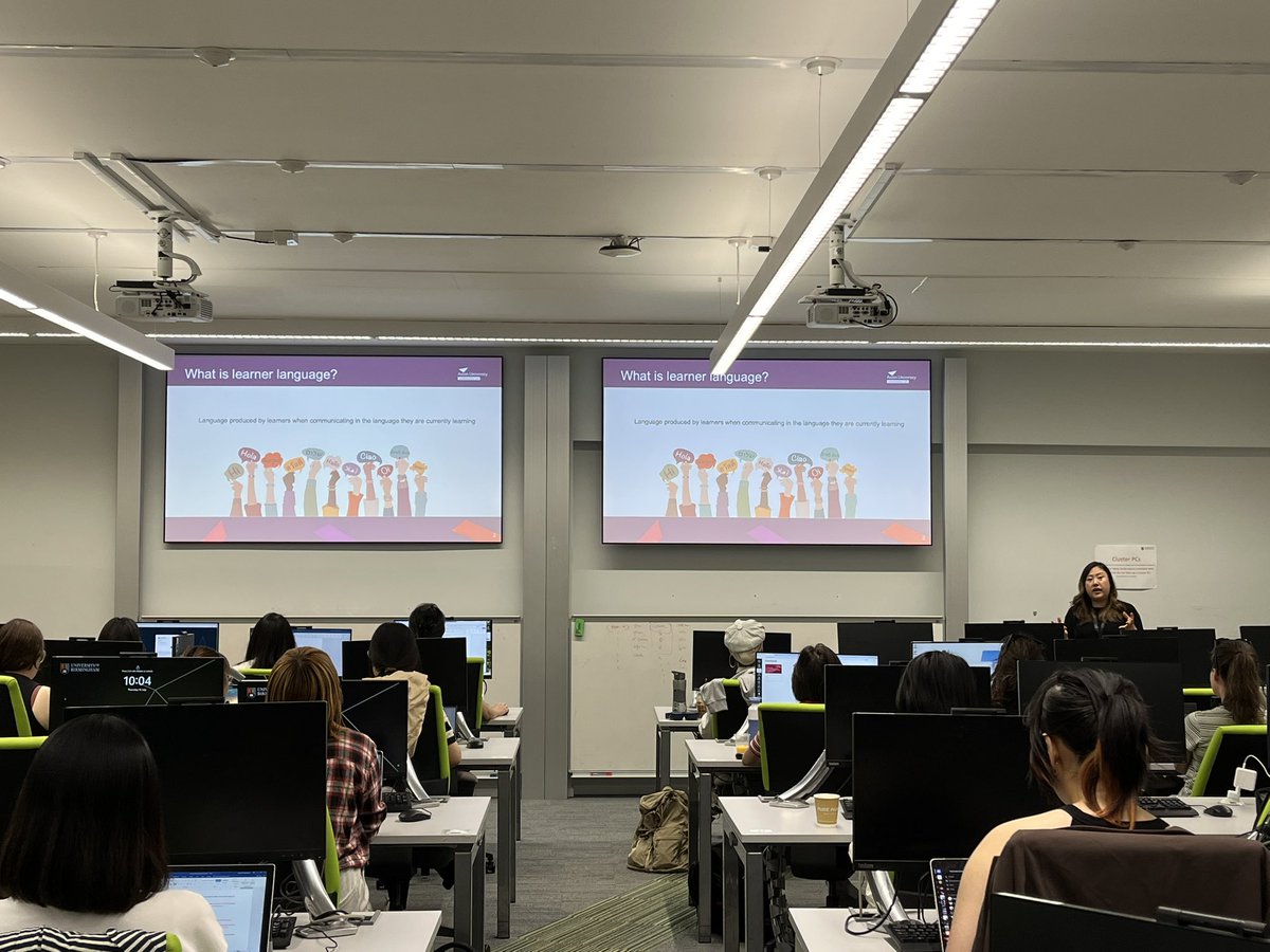 CCR (@ccr_uob) on Twitter photo The first session today, titled 'Analysing Learner Language', is led by external speaker <a href="/joycedolim/">Dr Joyce Lim</a> from Aston University. #ccrss25 The first session today, titled 'Analysing Learner Language', is led by external speaker <a href="/joycedolim/">Dr Joyce Lim</a> from Aston University. #ccrss25