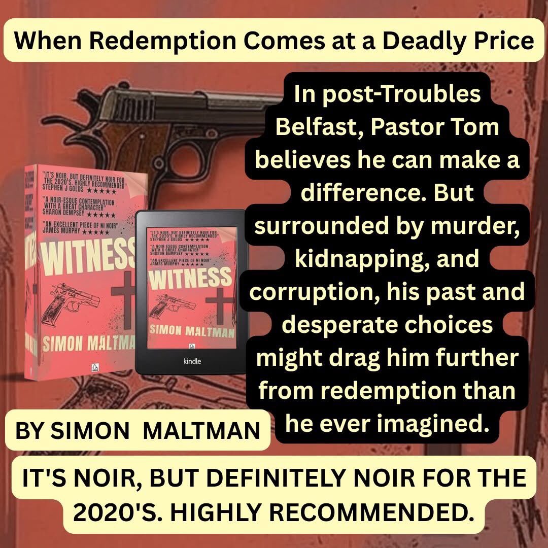 New edition of Witness- what is true redemption? 

amzn.eu/d/185TYXW
#summerreads #summerreadingchallenge #kindleunlimited #crimefiction #thriller