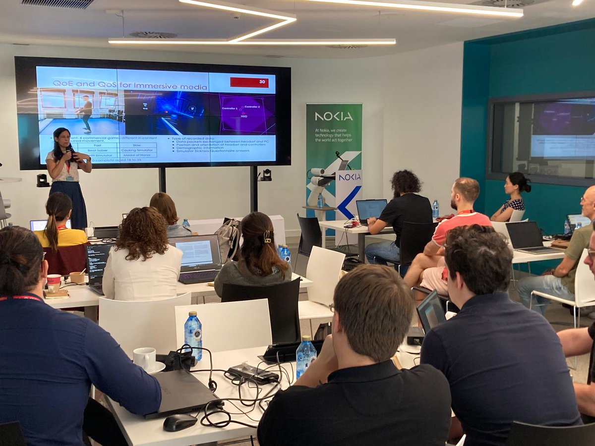 Summer School XRTX 2024 (@summerschool_xr) on Twitter photo Now at the 3rd #EURASIP Int. #SummerSchool2025 on #XR: Federica Battisti on how to boost QoE for more immersive, user-centered XR. From metrics to users: understanding QoE in Extended Reality
#XR #QoE #UserExperience <a href="/eurasip/">EURASIP</a> <a href="/nokia/">Nokia</a> Now at the 3rd #EURASIP Int. #SummerSchool2025 on #XR: Federica Battisti on how to boost QoE for more immersive, user-centered XR. From metrics to users: understanding QoE in Extended Reality
#XR #QoE #UserExperience <a href="/eurasip/">EURASIP</a> <a href="/nokia/">Nokia</a>