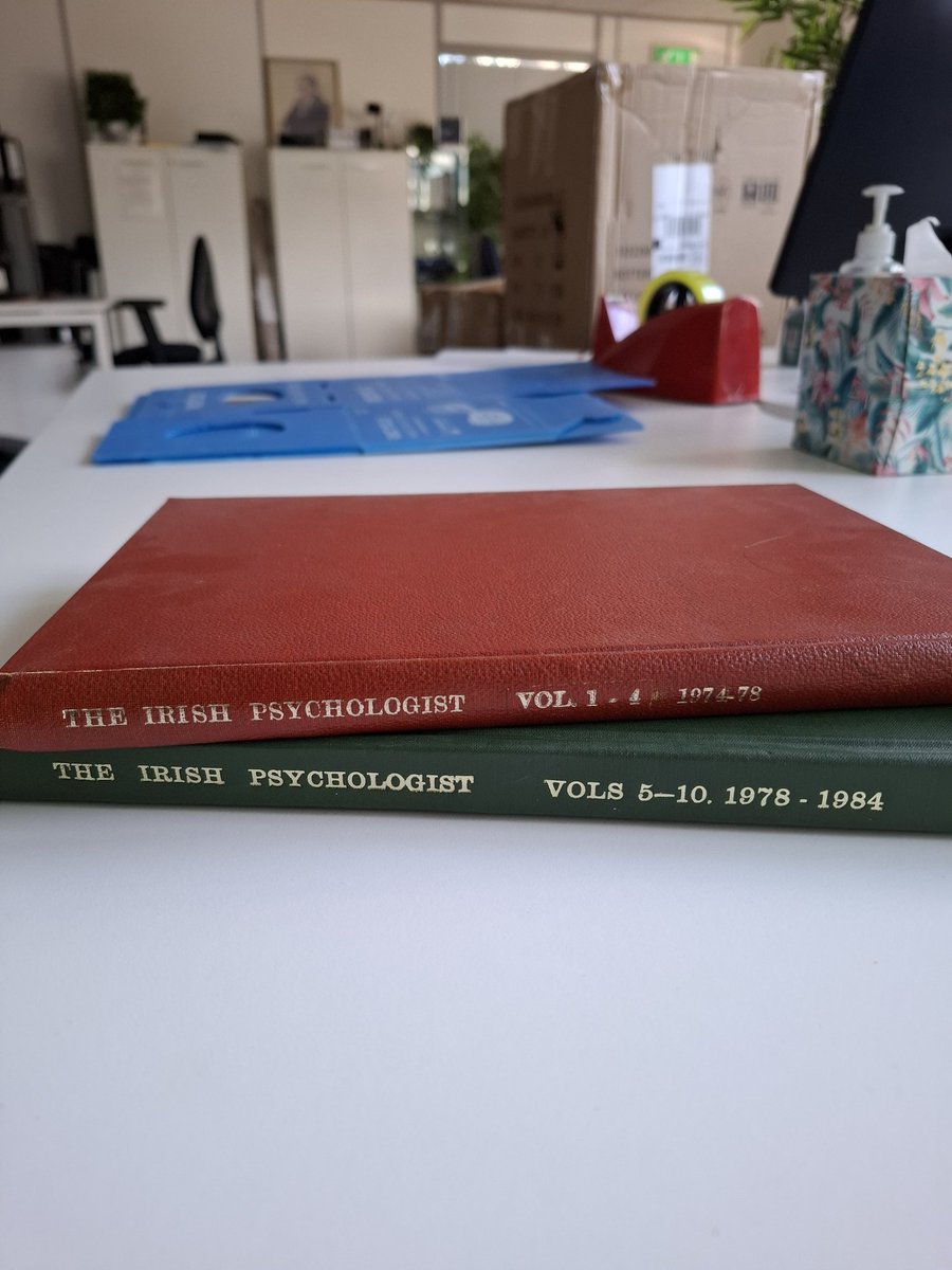 Benni Johnston (@bennijohnston) on Twitter photo Nerding out in the <a href="/PsychSocIreland/">Psychological Society of Ireland</a> offices and archives today - the first ever typewritten edition of The Irish Psychologist from 1970! 🤓👩🎓 Nerding out in the <a href="/PsychSocIreland/">Psychological Society of Ireland</a> offices and archives today - the first ever typewritten edition of The Irish Psychologist from 1970! 🤓👩🎓