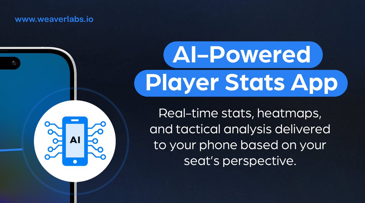 Weaver_Labs's tweet photo. The future is digital and connectivity is key.

At Weaver Labs, we’re enabling 5G+ edge apps on a single network to transform fan experiences 🏟️📱

Immersive content, real-time engagement &amp; new business models for stadiums. https://t.co/1vGq6TGp6e