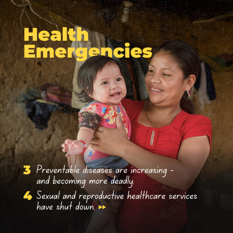 UNOCHA's tweet photo. ⚠️ Millions of people's lives are hanging in the balance due to drastic humanitarian funding cuts.

Vital services, life-saving programmes and organizations are shutting down in the world's most devastating crises.

Here are 10 areas where these cuts are hitting hardest.