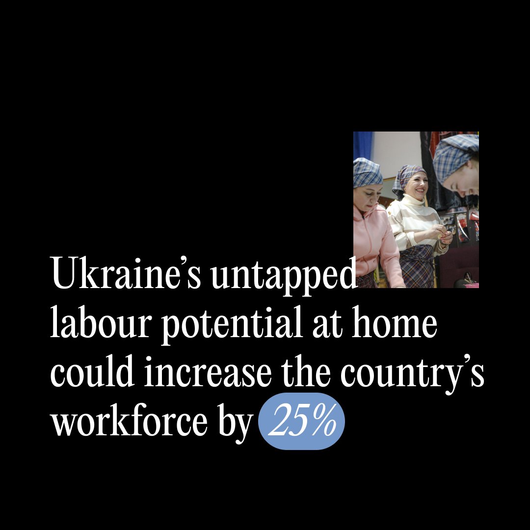 InstituteGC's tweet image. #Ukraine doesn’t need to wait for peace or for refugees to return to rebuild.
With more than 3 million people ready to join the workforce, bold reforms can unlock economic recovery – from scaling reskilling to modernising labour policies and digital job-matching.
Learn more…