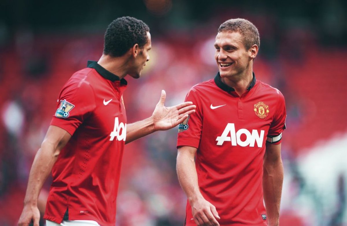 Nemanja Vidic never lost a premier league game at Old Trafford when partnered with Rio Ferdinand. #MUFC