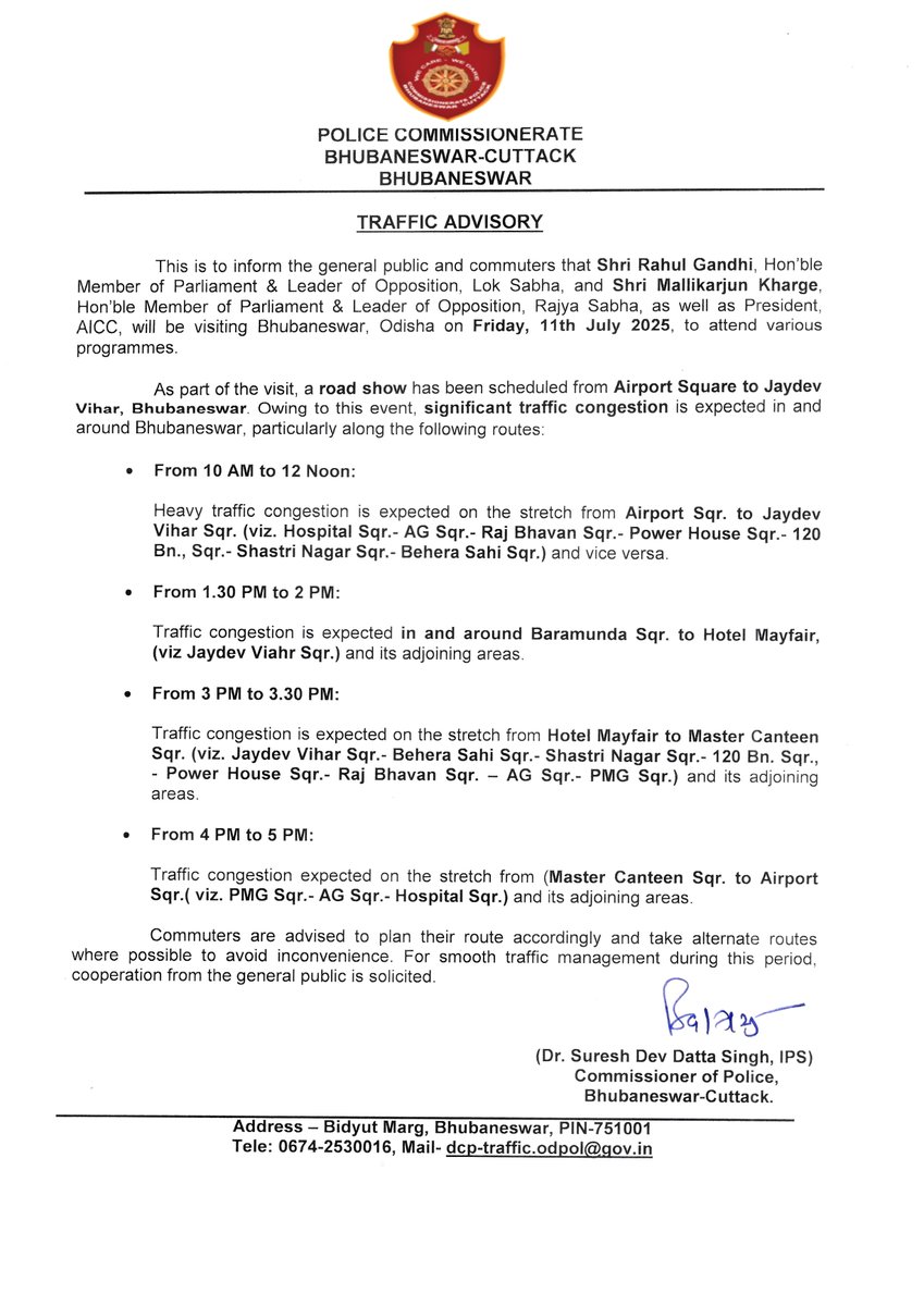 ଟ୍ରାଫିକ୍ ନିର୍ଦ୍ଦେଶନାମା । 
<a href="/cpbbsrctc/">COMMISSIONERATE POLICE</a> <a href="/CRUT_BBSR/">Capital Region Urban Transport</a> <a href="/dcpbbsr/">DCP Bhubaneswar</a> <a href="/dcp_cuttack/">DCP CUTTACK</a> <a href="/bmcbbsr/">BMC</a> <a href="/BDA_BBSR/">BDA BBSR</a> <a href="/IPR_Odisha/">I & PR Department, Odisha</a> <a href="/DMKhordha/">District Magistrate Khordha</a>