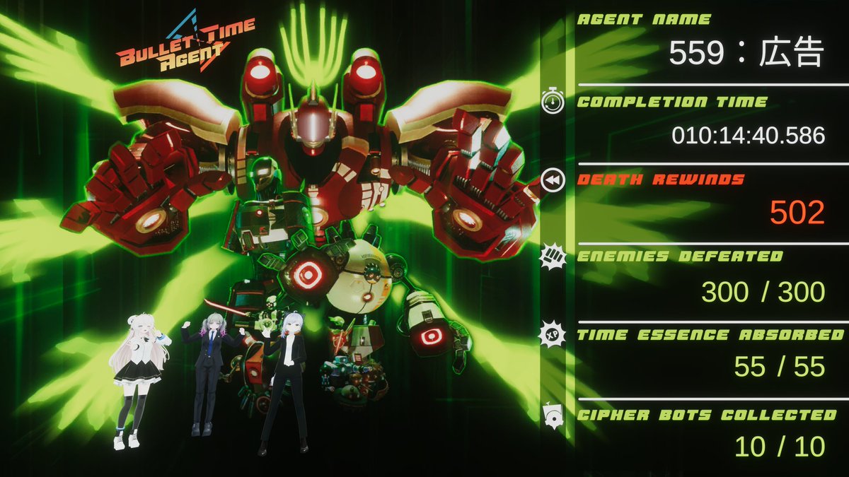 3FT3_VRC's tweet photo. 成した
#BulletTimeAgent https://t.co/hSxjG0Fz6W
