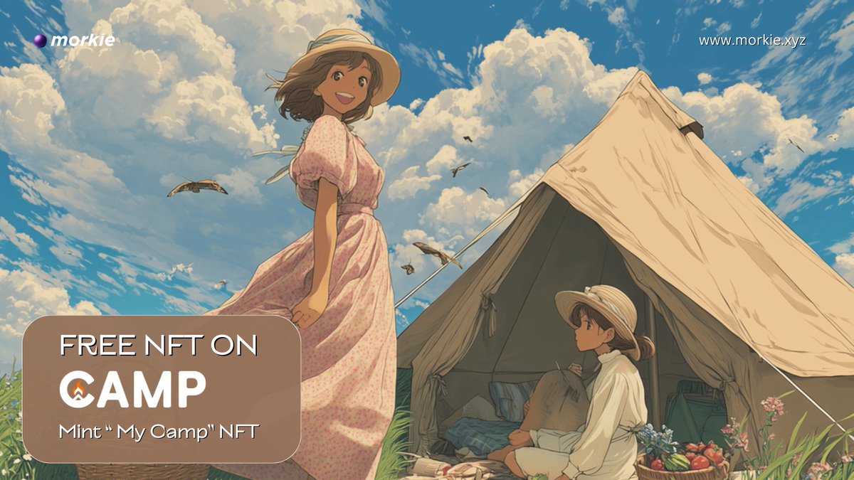 _morkie's tweet image. Mint Free NFT On Camp Network ⛺

🌸 Mint: morkie.xyz/camp

Mint and Camp 🏕️