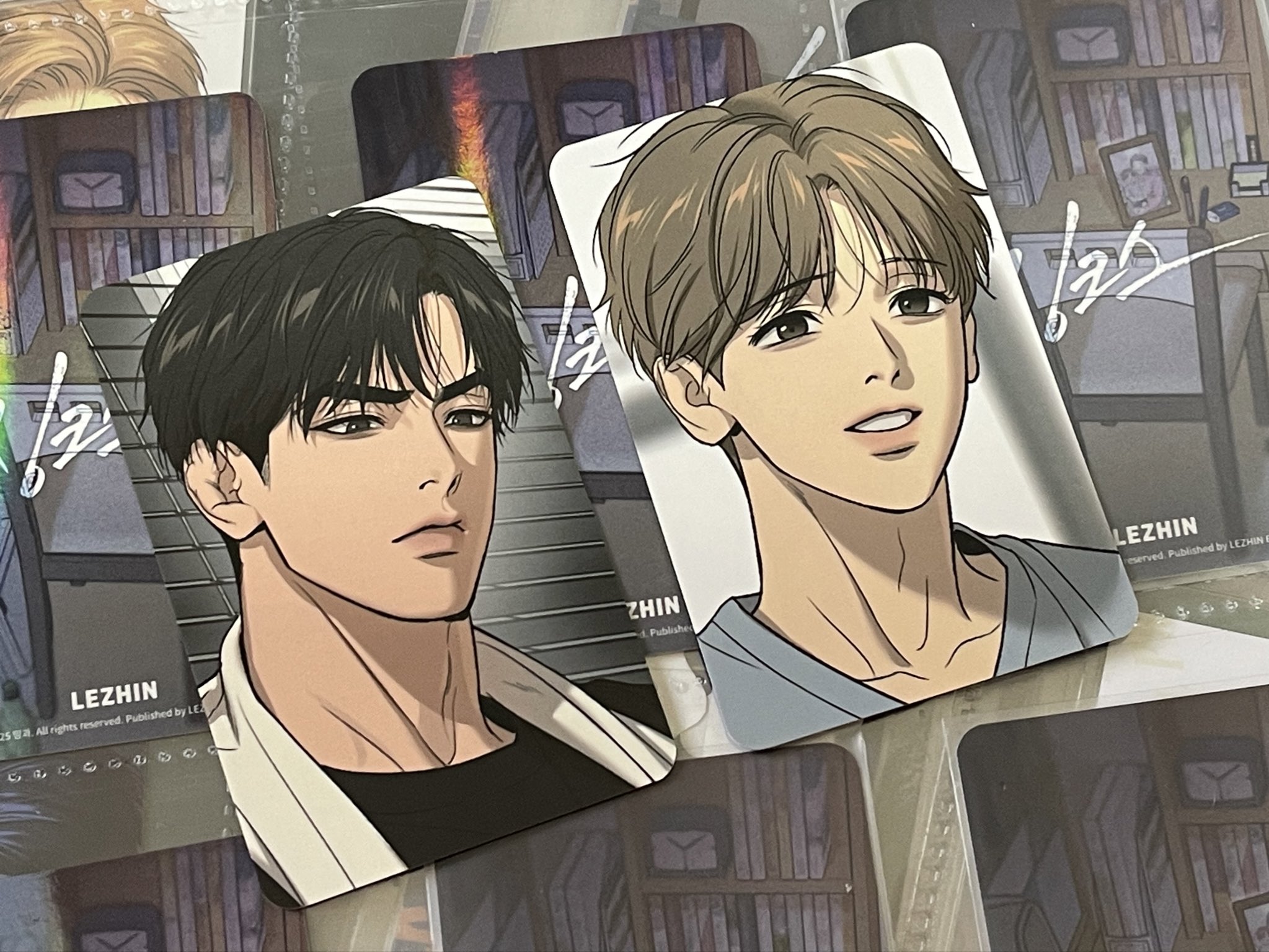 【匿名配送】韓国BL 愛欲 LEBOM cafe 特典 👮‍♂️ LEBOM Cafe 🚨 LEZHIN: DAYBREAK 🚔 Korean BL collab