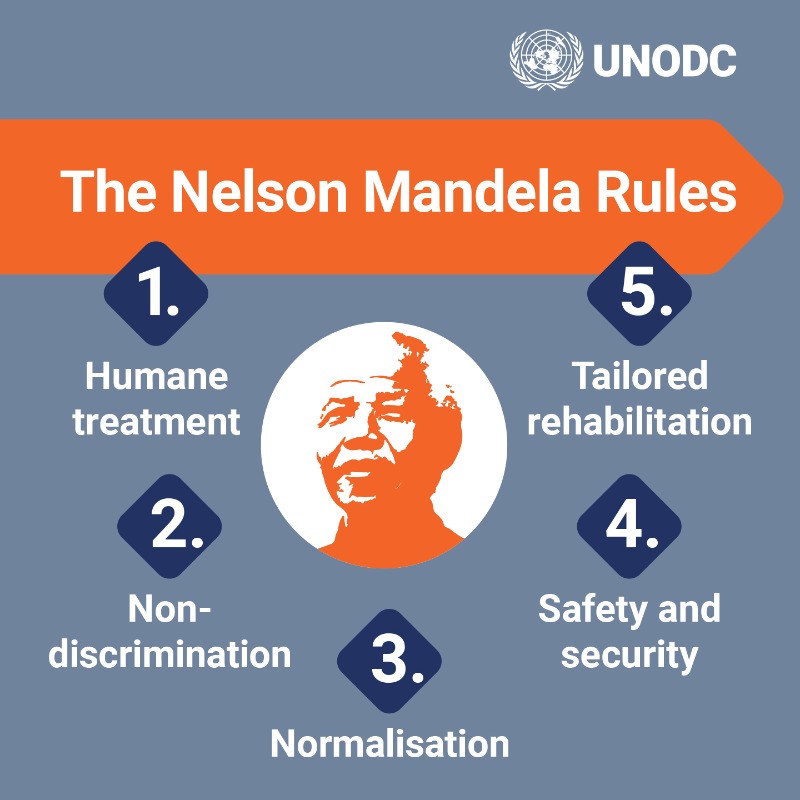 UNODC_HTMSS's tweet image. On #MandelaDay, we honor his legacy by defending human dignity — in prisons, in migration and in justice.
No one should be punished for being vulnerable.
Freedom, fairness and humanity must guide us!