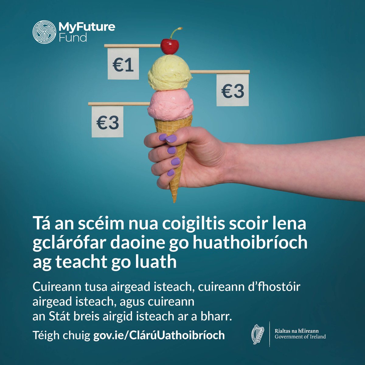 DeptRCDG's tweet image. Clárú-Uathoibríoch ag teacht.
Cuirfear tús le scéim nua coigiltis scoir d'fhostaithe ar an 1 Eanáir 2026.
Faigh amach cé acu an mbeidh tú cláraithe go huathoibríoch ag gov.ie/ClárúUathoibrí….