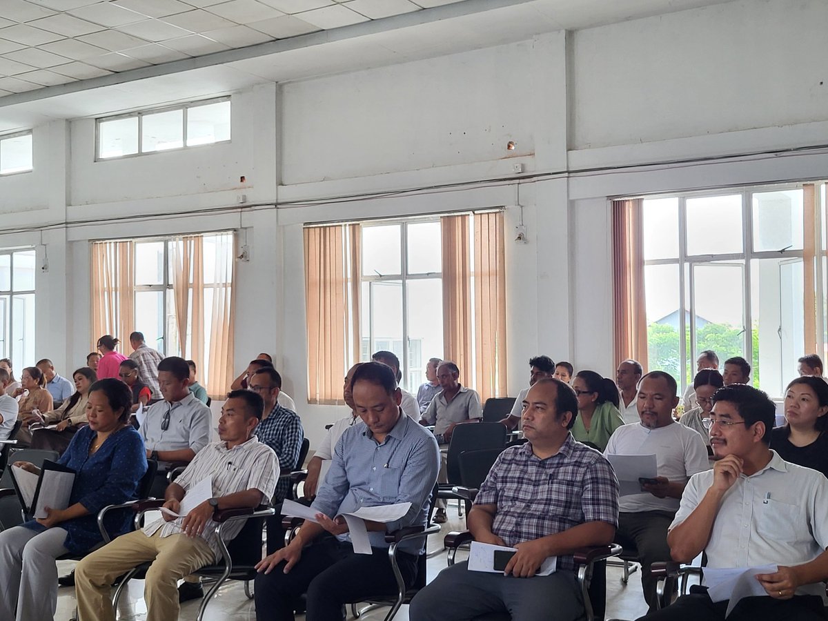 jacob_zhimomi's tweet photo. Addressed the Chümoukedima DPDB meeting presided over by the Chairman , Shri Zhaleo Rio, MLA & Advisor, which was attended by the DC, District Administration officials, District HoDs, councillors and concerned stakeholders. Deliberated on various developmental policies, schemes and a host of issues such as setting up new offices of relevant departments, monsoon preparedness vis-à-vis
drainage maintenance/clearance/encroachment and building bye-laws among many others which will boost the 'Ease of Living' in the district. Since its inception, Chümoukedima has been growing by leaps and bounds but there's an urgent and growing need for a more holistic approach so as to make sure that development trickles down to the last citizen and it turns into a truly progressive district as originally intended.
@narendramodi 
#constituencyupdate