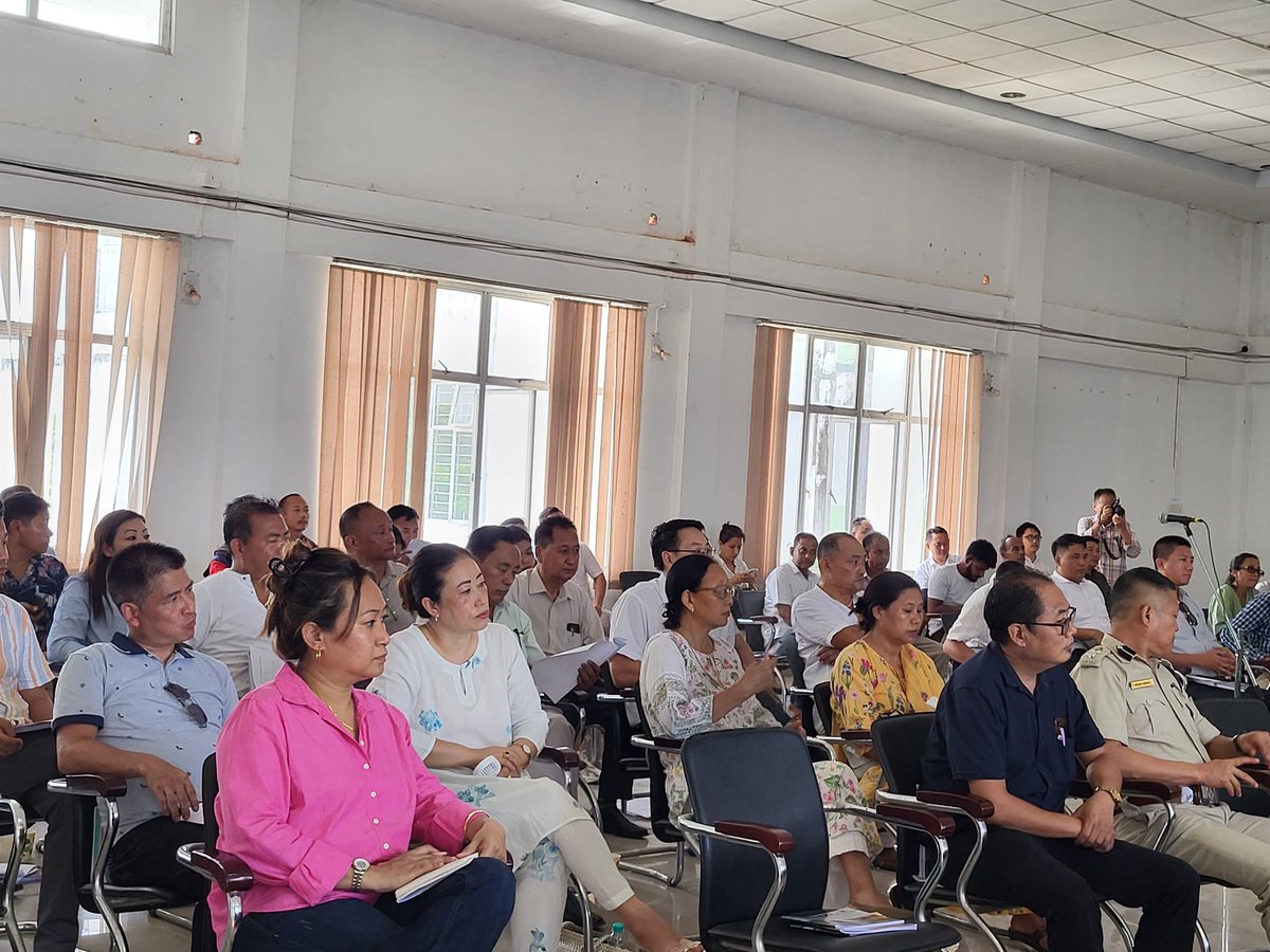 jacob_zhimomi's tweet photo. Addressed the Chümoukedima DPDB meeting presided over by the Chairman , Shri Zhaleo Rio, MLA & Advisor, which was attended by the DC, District Administration officials, District HoDs, councillors and concerned stakeholders. Deliberated on various developmental policies, schemes and a host of issues such as setting up new offices of relevant departments, monsoon preparedness vis-à-vis
drainage maintenance/clearance/encroachment and building bye-laws among many others which will boost the 'Ease of Living' in the district. Since its inception, Chümoukedima has been growing by leaps and bounds but there's an urgent and growing need for a more holistic approach so as to make sure that development trickles down to the last citizen and it turns into a truly progressive district as originally intended.
@narendramodi 
#constituencyupdate