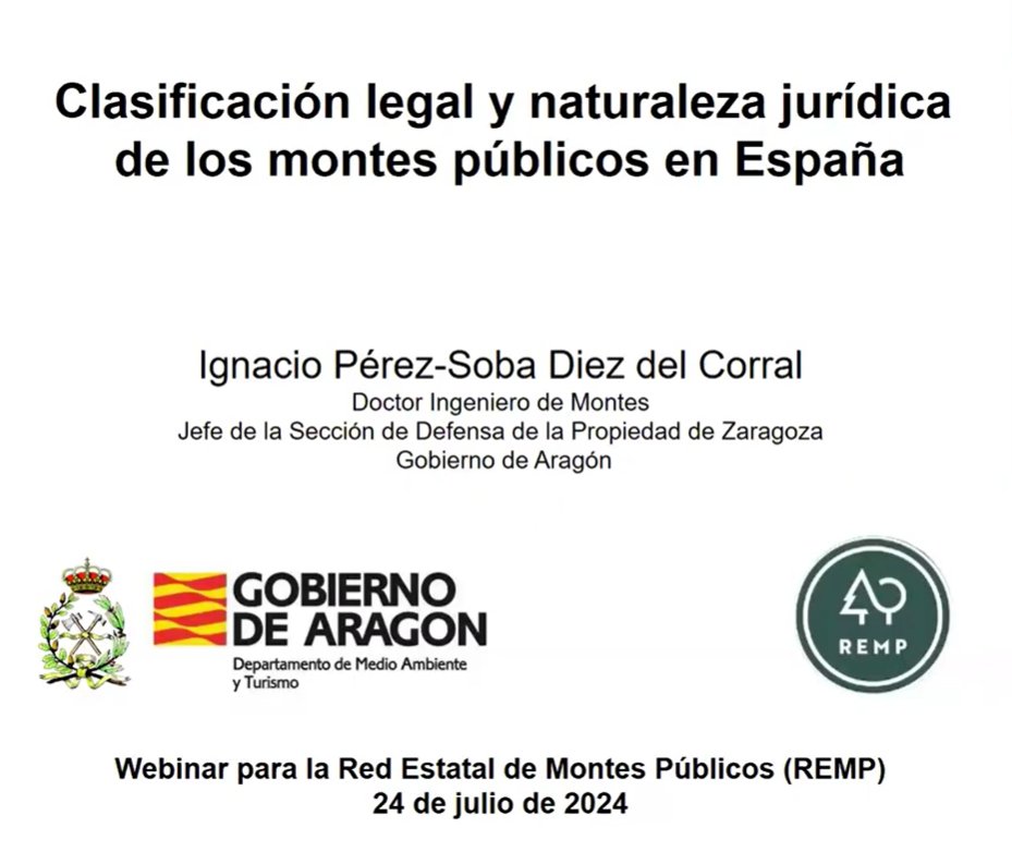 📽️ ¡Nuevo #webinar en nuestro canal de YouTube!
Ignacio Pérez-Soba, doctor Ingeniero de Montes, analiza la clasificación legal y la naturaleza jurídica de los montes públicos en España.
▶️ youtube.com/watch?v=YZgXt4…

@fbiodiversidad
#ProyectosPRTR #PlanDeRecuperación #MontesPúblicos