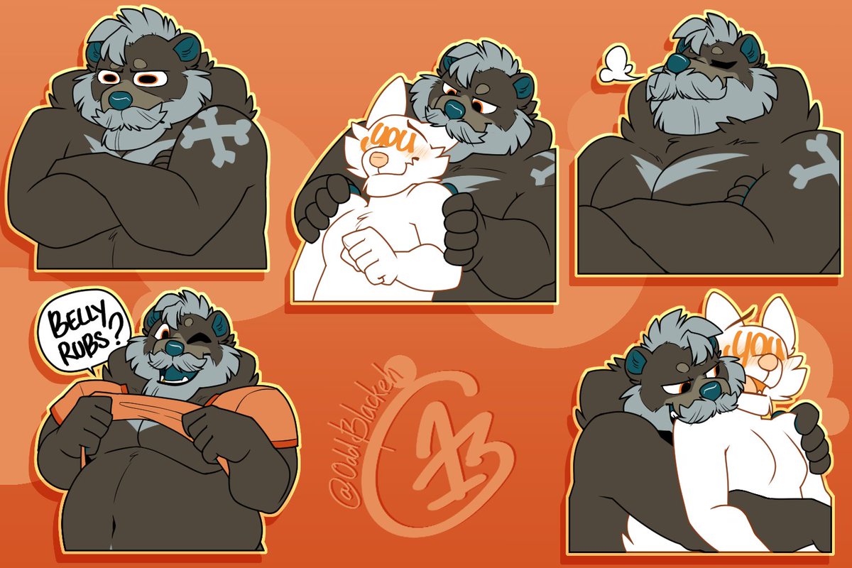 Stickers commissioned by @RowanErebus
