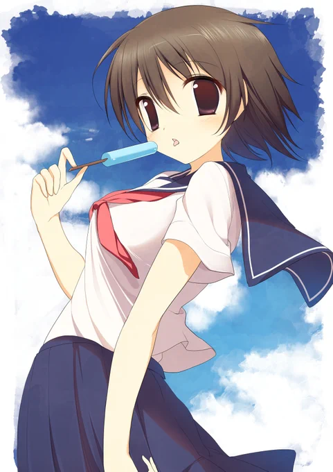 夏っぽい絵を