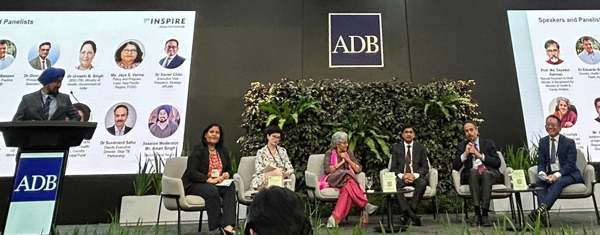 SahuSuvanand's tweet image. ExCITD, new initiative by Asian Development Bank focussed on infectious diseases such as TB. We @StopTB are excited about the potential of this initiative to support scale up new TB diagnostics & ending TB in high TB burden countries in Asia. Was an honour to be on this panel.