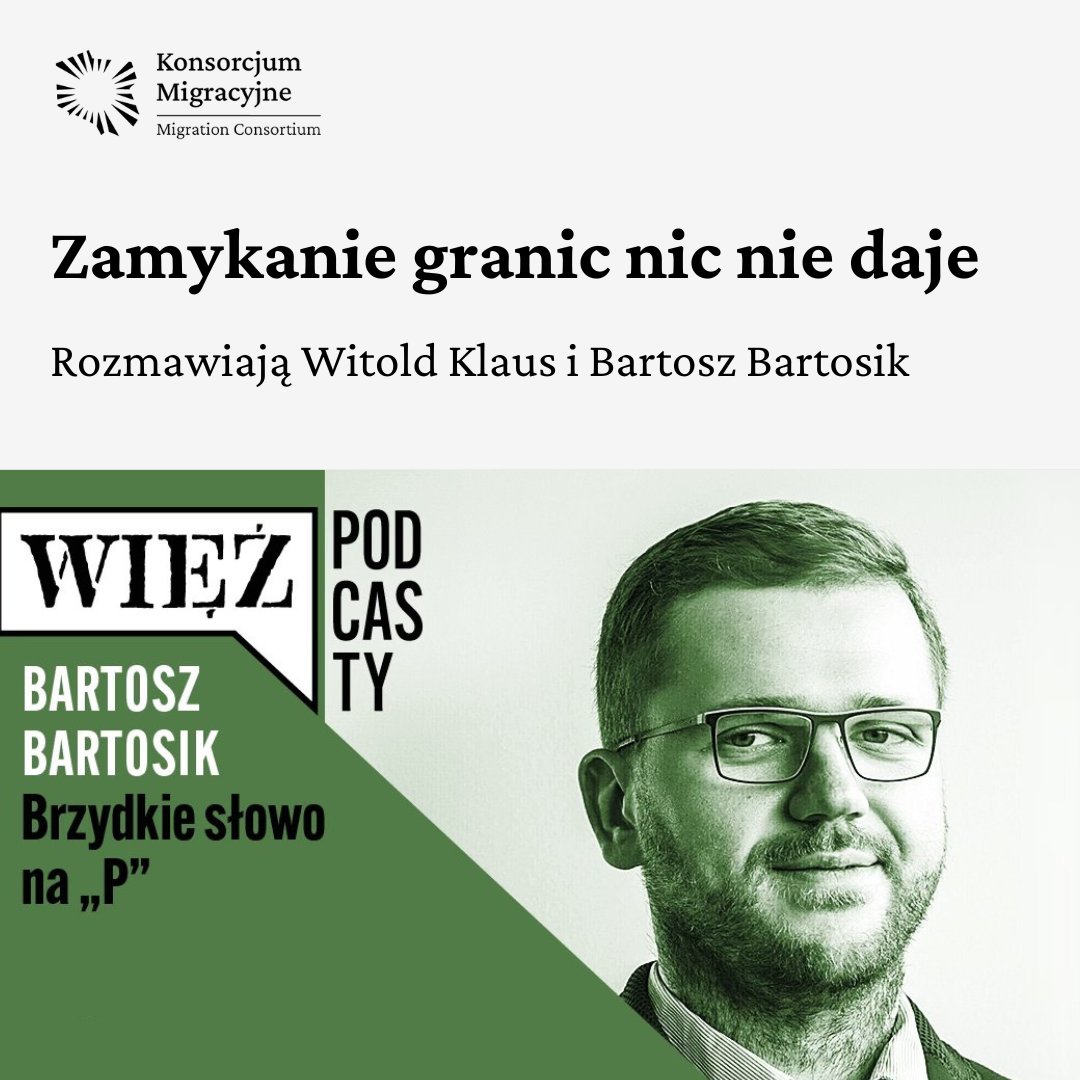 KMigracyjne's tweet image. Jakie są konsekwencje obecnych nastrojów antyimigranckich dla Polski i samych migrantów? Na ile obecna sytuacja na granicy jest kryzysowa?
W nowym odcinku podcastu „Brzydkie słowo na «P»” Bartosz Bartosik rozmawia z prof. Witoldem Klausem.
👉 Polecamy: youtube.com/watch?v=QdUxyN…