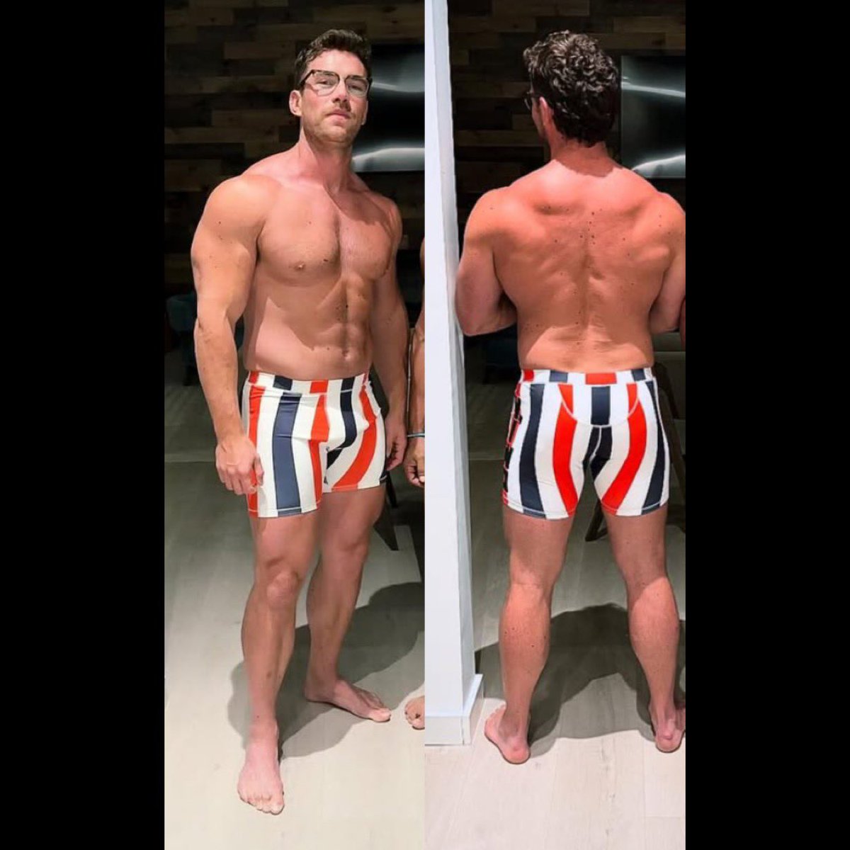 Mickey’s trying out some new bike shorts! Maybe they are a little tight?