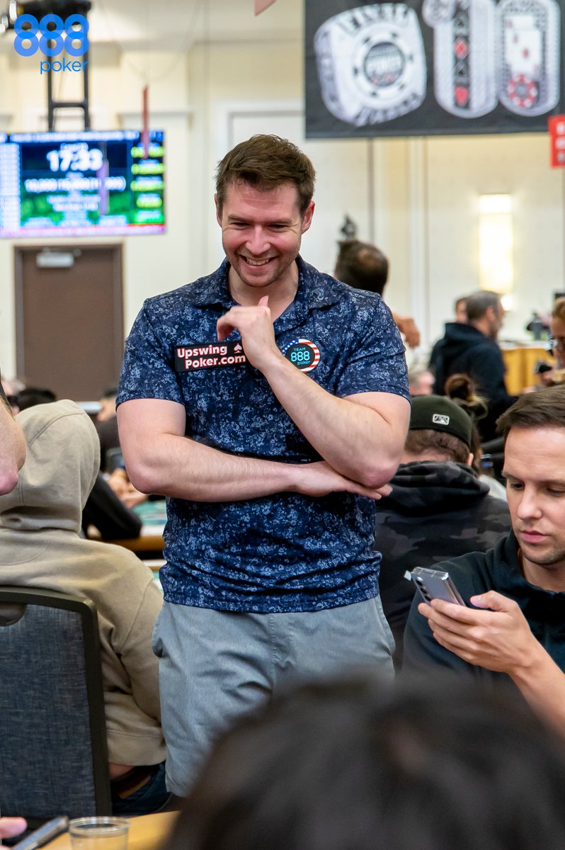 Congratulations to our ambassador Aaron Barone who is through to Day 5 of the 2025 WSOP Main Event! 
He’ll be back this Thursday, July 10, with 700,000 chips and one clear goal: go as deep as possible in the most prestigious tournament in the world ♠🏆

Blinds will resume at