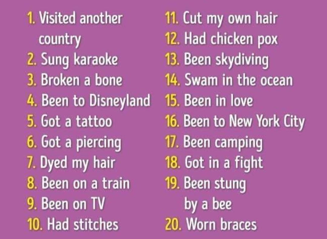 How many of these have you done?