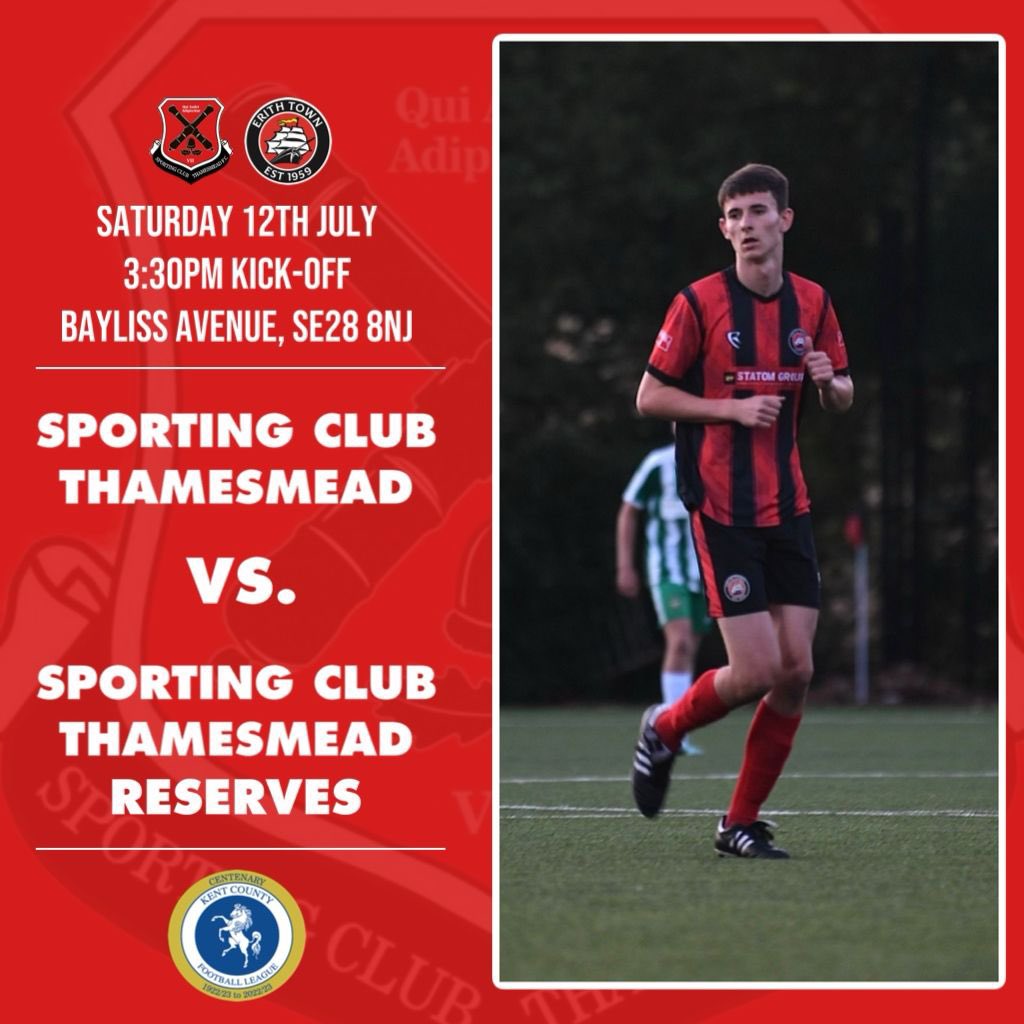 🛣️ | #DockersPathway

<a href="/SCThamesmeadFC/">SC Thamesmead FC 🏴󠁧󠁢󠁥󠁮󠁧󠁿</a> Reserves, in partnership with Erith Town, will be in action this weekend against #SCThamesmead First Team!

#DockersPathway