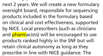 The National Formulary included in the 10YP has been met enthusiastically by some.

Basing inclusion of drugs on clinical and cost effectiveness sounds terrific!

This, however, is deeply problematic.

Firstly, lots of drugs are quite old. There were very few large RCTs
1/