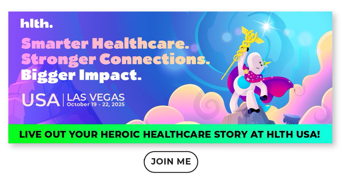 for those of you planning on going to #HLTH in Las Vegas this year, happy to meet up :)