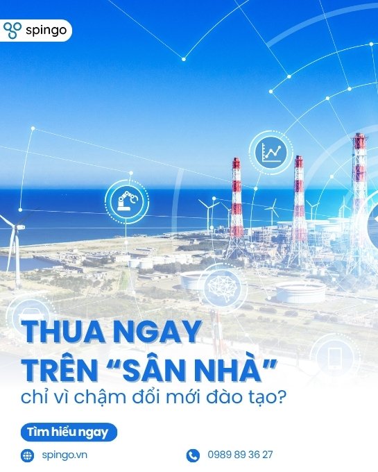 SpinGo95's tweet image. 3 năm liền không tăng trưởng - chỉ vì chậm ứng dụng công nghệ vào đào tạo nội bộ!!!
⛔️  Câu chuyện có thật từ một xưởng cơ khí tại Bình Dương. 
👇 Tưởng xa, nhưng lại đúng “bệnh” nhiều doanh nghiệp đang mang.
spingo.vn/3-nam-lien-kho… 
#saaslms #lms #SpinGo