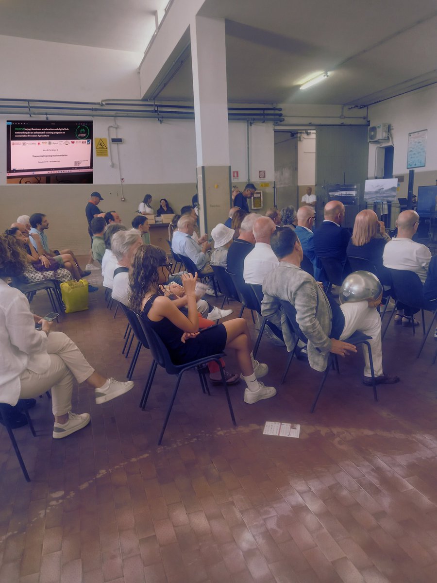 BOOST_ProjectEU's tweet photo. 🌿 Another great milestone for the BOOST Project!

On June 8th, 2025, our Italian partner @Investments and Service took part once again in Gustaporto in Civitanova Marche, Italy, an annual event celebrating sustainability, local food, and innovation in coastal and rural development.

🌱 As part of this vibrant setting, a dedicated dissemination moment was organized to showcase the Erasmus+ BOOST e-learning platform — a free training opportunity designed to upskill farmers, students, and professionals in the field of sustainable Precision Agriculture.

🎯 The event drew over 30 participants, including young agricultural students, local farmers, and agribusiness representatives, who expressed strong interest in learning how digital tools and precision techniques can transform the future of farming 🚜🌾.

💡 Want to join them and boost your skills in Precision Agriculture? Enroll now for free: https://t.co/YcEaZjqAlH

#BOOSTProject #ErasmusPlus #PrecisionAgriculture #AgriTech #VET #elearning #SustainableFarming #Gustaporto #Italy #AgricolturaDiPrecisione #formazioneagricola