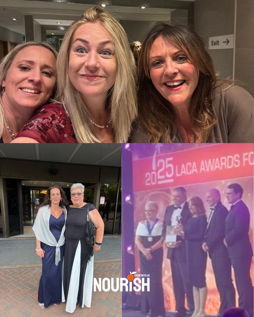 🏆 What a night at the 2025 LACA Awards for Excellence!

We’re over the moon that our Food Development Team took home the Allergy Management Award! 👏💚

Thank you to <a href="/LACA_UK/">LACA</a> for another brilliant event celebrating the very best in school food.

#LACAAwards #Nourish