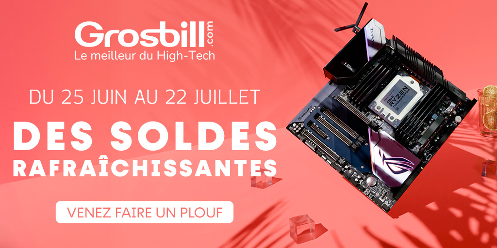 🔥 Jusqu’à -200€ SUR NOS CARTES MÈRES CHEZ GROSBILL 🔥

Monte en puissance sans exploser ton budget ⚡
Une sélection de cartes mères performantes t’attend à prix cassés, c’est le moment de booster ton setup ! 💥

🚨 Stocks limités, alors fonce avant qu’il ne soit trop tard !
🔗