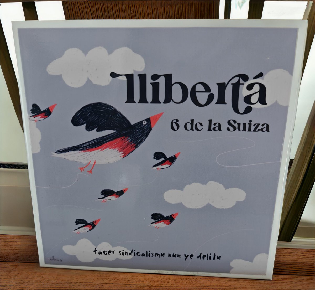 Facer sindicalismu nun ye delitu! Seis de La Suiza Llibertá! Nun tais soles!