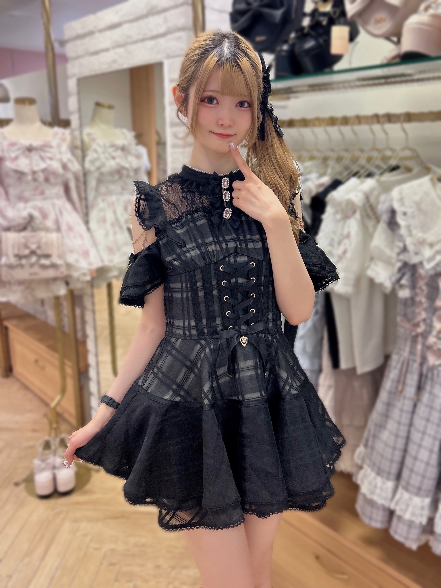 LIZ LISA チェック柄フレアキュロット LIZ LISA チェック柄フレアキュロット