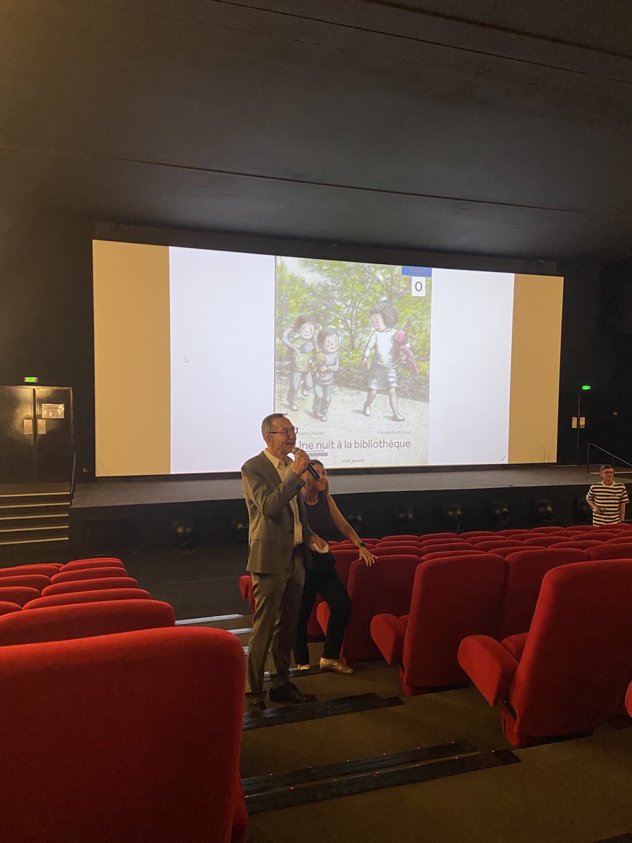 FrancoisDagnaud's tweet image. Nous avons déjà accueilli + de 1350 enfants et parents cette année aux séances CinéFamille… et ça continue en juillet avec nos partenaires et @mk2 
Ce matin : Tom le chat – À la recherche du doudou perdu et lecture de contes avec la Bibliothèque Rabier.  Bon été  !