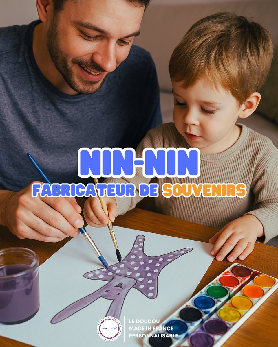 Nin-Nin, ce n’est pas juste un doudou.
C’est un créateur de souvenirs. ✨
Les premiers câlins, les nuits rassurées, les rires, les larmes…
Il est là, discrètement, pour écrire les plus tendres chapitres de l’enfance.
