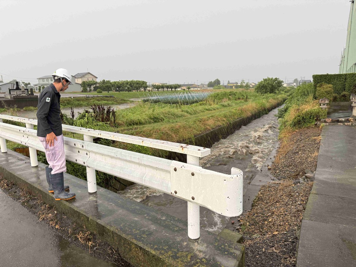 #豪雨
パトロール/状況報告
太田市 高寺川 確認 #群馬県建設業協会 #建設業協会 #建設業 #群馬県
2025/07/10 18:16 1